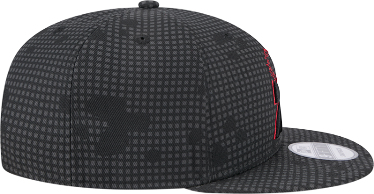 Philadelphia 76ers New Era Midnight Ink Pop Outline 9FIFTY Snapback Hat - Black image 6