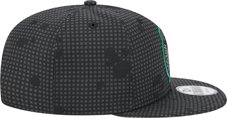 Boston Celtics New Era Midnight Ink Pop Outline 9FIFTY Snapback Hat - Black image 6