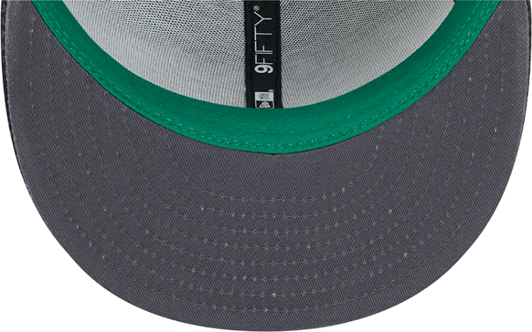 Boston Celtics New Era Midnight Ink Pop Outline 9FIFTY Snapback Hat - Black image 7