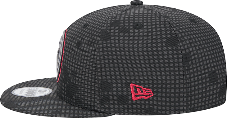 Denver Nuggets New Era Midnight Ink Pop Outline 9FIFTY Snapback Hat - Black detail view