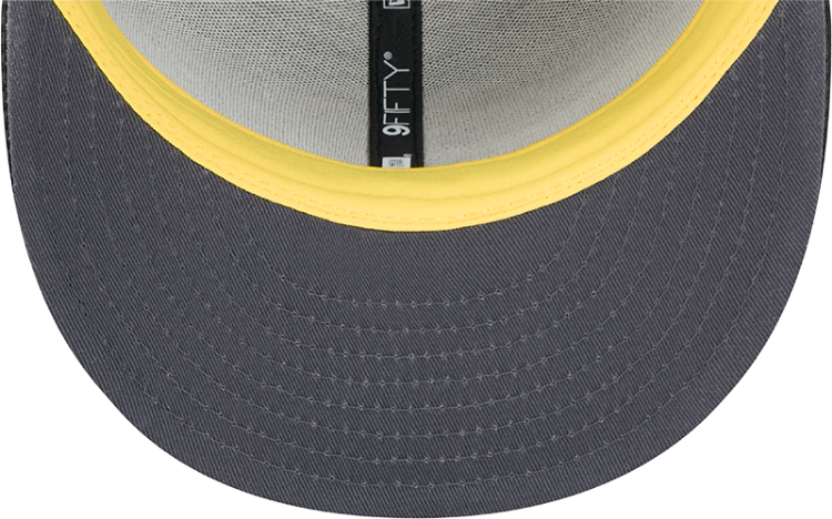 Golden State Warriors New Era Midnight Ink Pop Outline 9FIFTY Snapback Hat - Black image 7