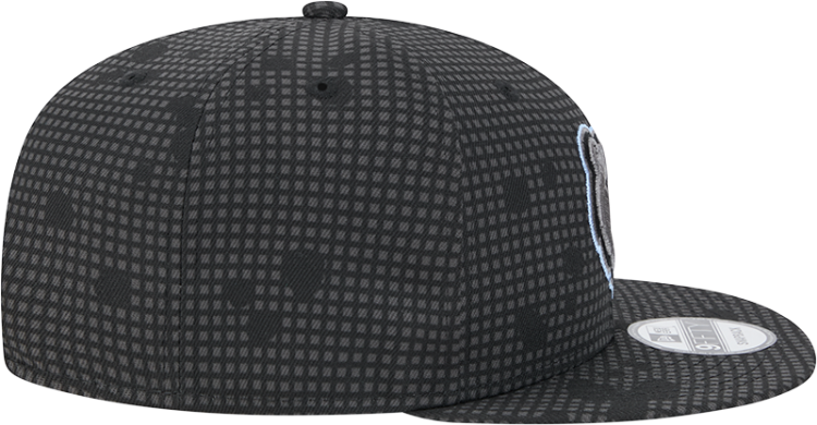 Memphis Grizzlies New Era Midnight Ink Pop Outline 9FIFTY Snapback Hat - Black image 6