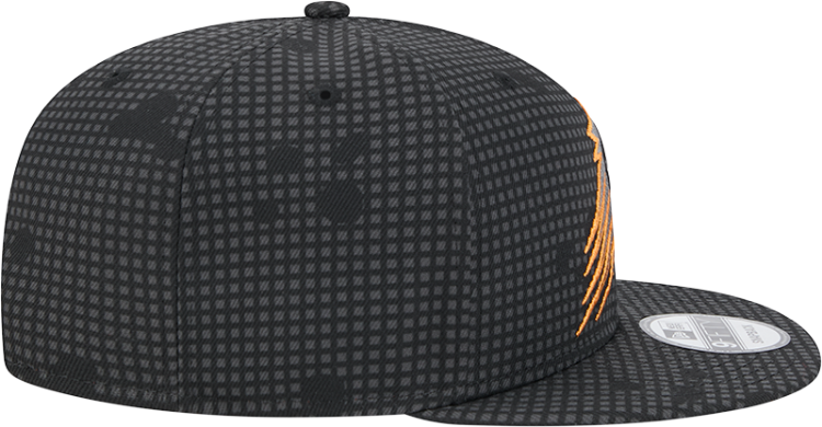 Men's New Era Black Phoenix Suns Midnight Ink Pop Outline 9FIFTY Snapback Hat