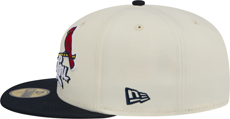 New Era St Louis Cardinals White/Black "The Lou" Men's Fitted Hat