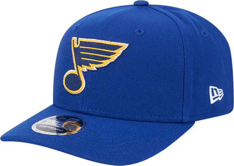 New Era St. Louis Blues  9SEVENTY Stretch-Snap Adjustable Hat front view