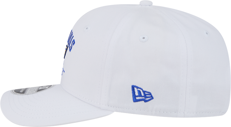 New Era St. Louis Blues NHL 9SEVENTY Team Arch Adjustable Hat - White back view