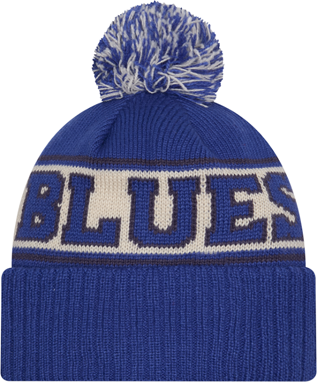 New Era St. Louis Blues Retro Pom Knit side view