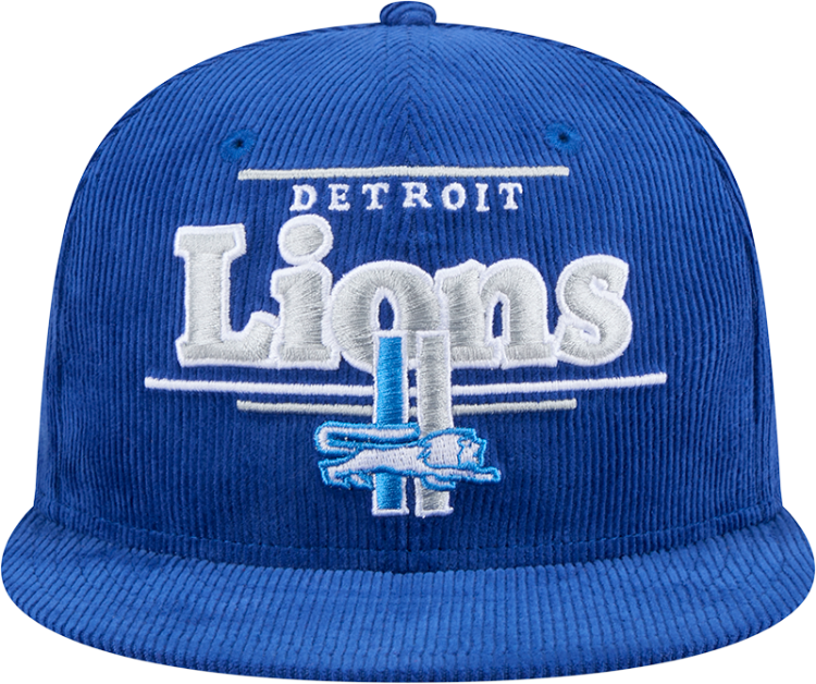 New Era Detroit Lions Throwback Display 9FIFTY Snapback Hat back view