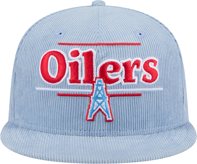 New Era Houston Oilers Throwback Display 9FIFTY Snapback Hat back view