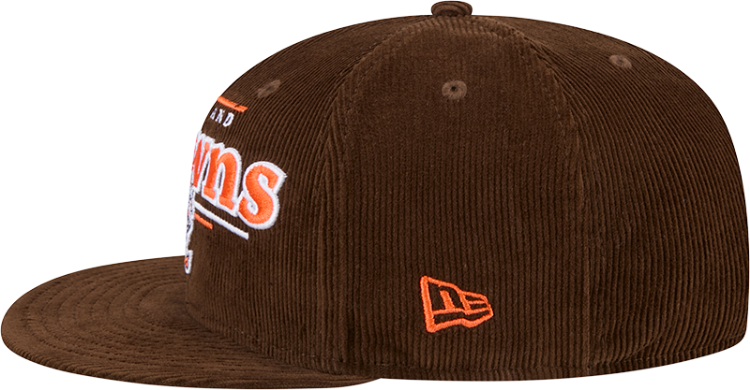 New Era Cleveland Browns Throwback Display 9FIFTY Snapback Hat detail view