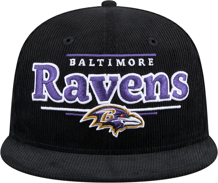 New Era Baltimore Ravens Throwback Display 9FIFTY Snapback Hat back view