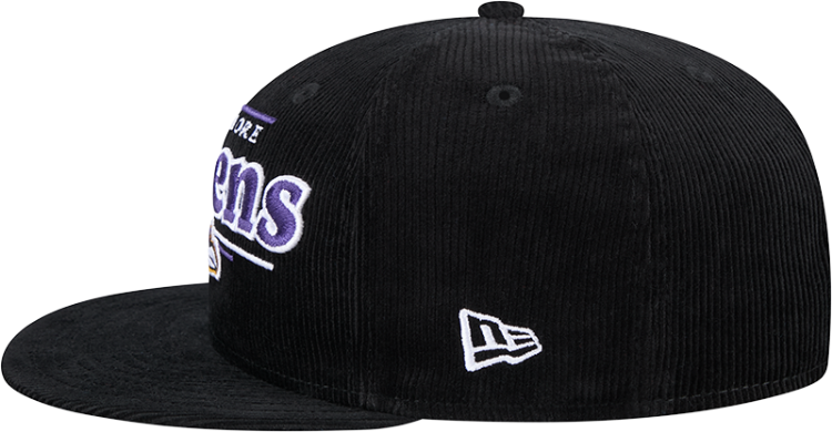 New Era Baltimore Ravens Throwback Display 9FIFTY Snapback Hat detail view