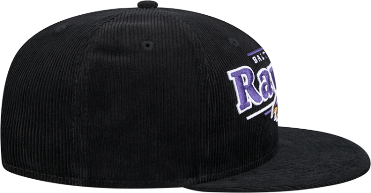 New Era Baltimore Ravens Throwback Display 9FIFTY Snapback Hat image 5