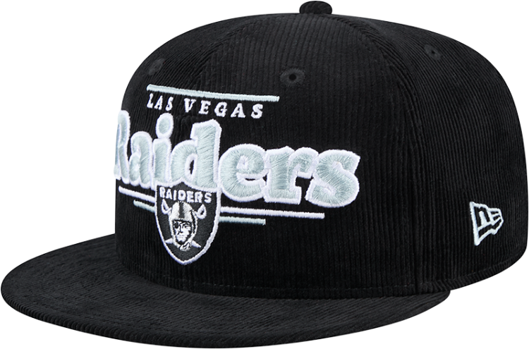 New Era Las Vegas Raiders Throwback Display 9FIFTY Snapback Hat front view