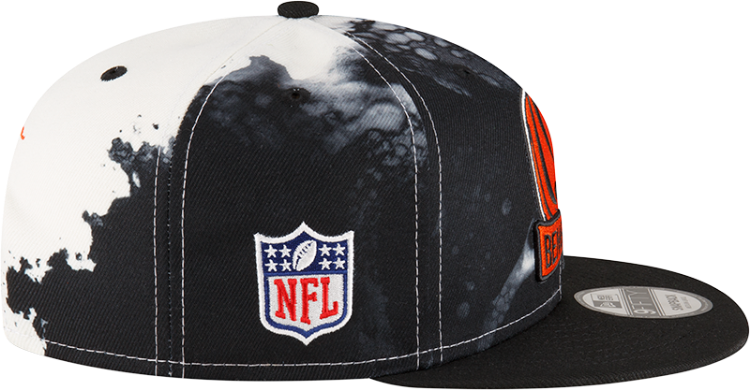 Men's New Era Cincinnati Bengals 2022 Sideline 9FIFTY Ink Dye Snapback Hat