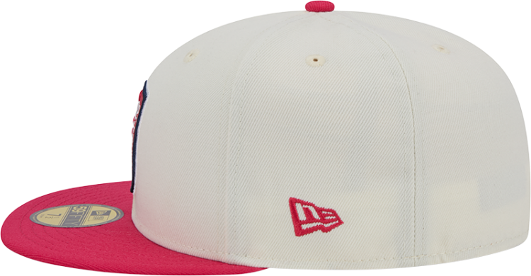 New Era St Louis City SC Mens White Chrome 2T Evergreen 59FIFTY Fitted Hat