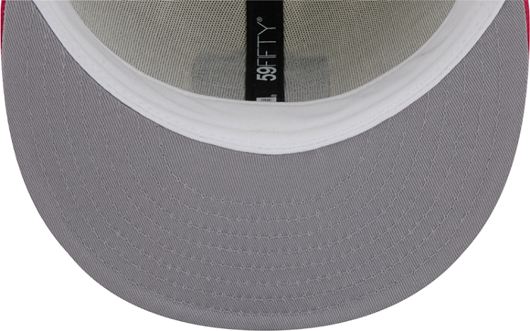 New Era St Louis City SC Mens White Chrome 2T Evergreen 59FIFTY Fitted Hat image 7