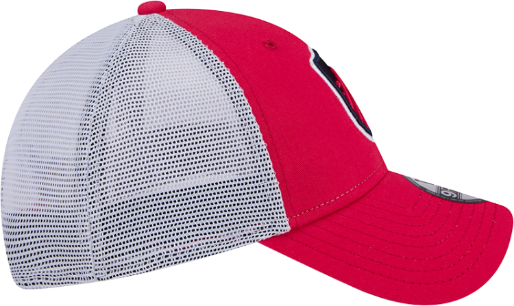 The St. Louis City SC Team 9FORTY A-Frame Snapback features an embroidered St. Louis City SC logo at the front panels with a mesh back and a snapback closure at the rear.