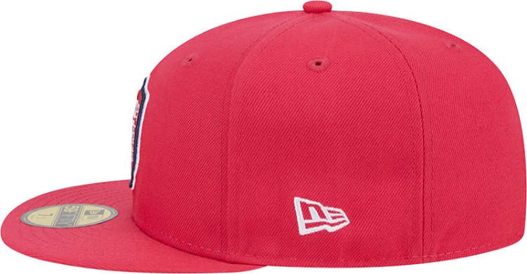 New Era St Louis City SC Mens Red TC Evergreen 59FIFTY Fitted Hat detail view
