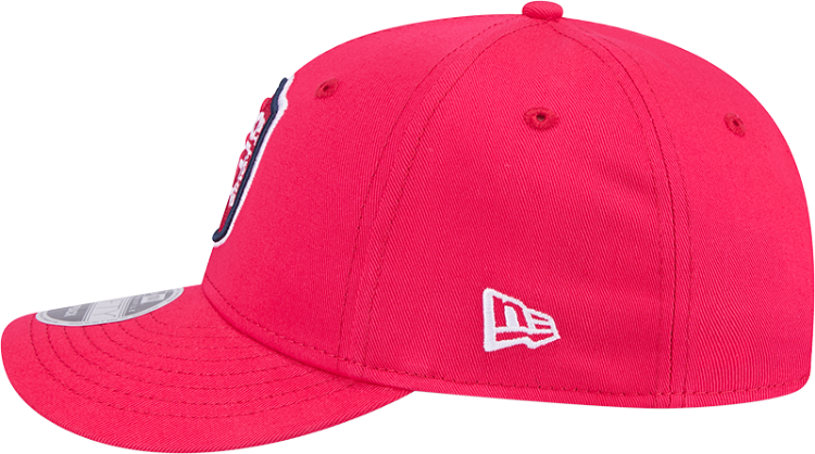 New Era St Louis City SC Team Color Evergreen LP 9FIFTY Adjustable Hat - Red detail view