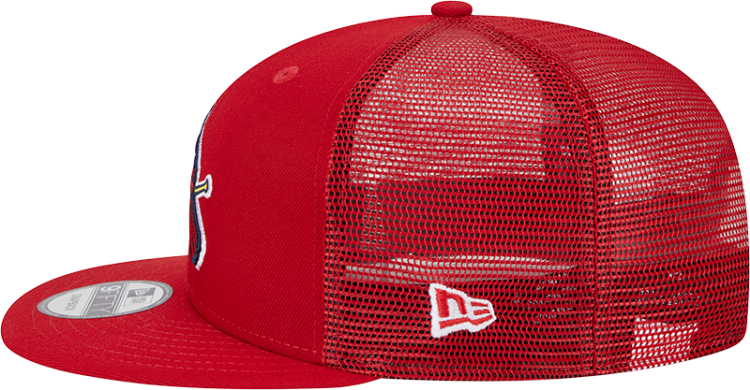 St. Louis Cardinals Alternate New Era Team Color Trucker 9FIFTY Snapback Hat - Red