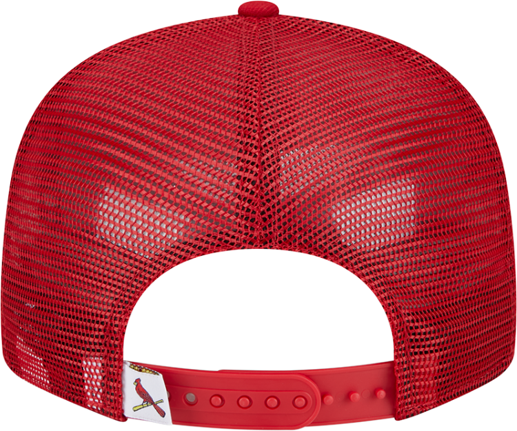 St. Louis Cardinals Alternate New Era Team Color Trucker 9FIFTY Snapback Hat - Red
