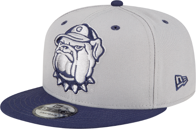 New Era Georgetown Hoyas 9FIFTY Snapback Hat – Grey/Navy