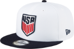 New Era USA Soccer 9FIFTY Snapback Hat – White/Navy