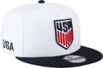 New Era USA Soccer 9FIFTY Snapback Hat – White/Navy