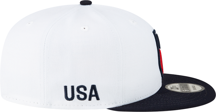 New Era USA Soccer 9FIFTY Snapback Hat – White/Navy