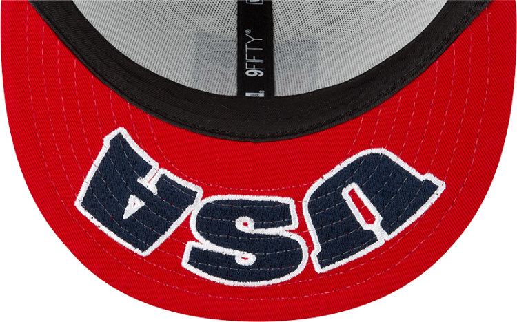New Era USA Soccer 9FIFTY Snapback Hat – White/Navy image 7