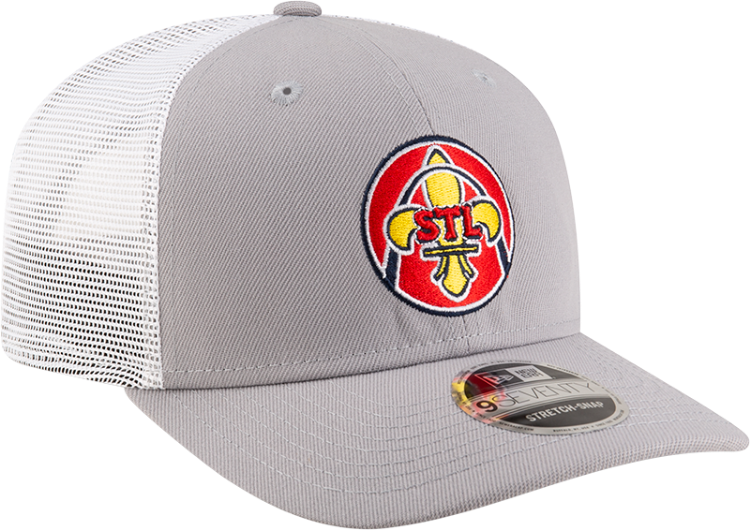 New Era St. Louis Cardinals 9SEVENTY Stretch-Snap Hat – Grey/White side view