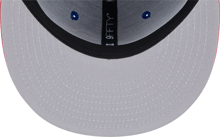 Picture of Buffalo Bills 2025 New Era 9FIFTY Snapback Hat – Official Sideline Cap in Royal Blue & Red