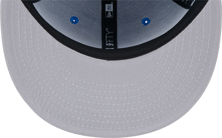 Picture of Detroit Lions 2025 New Era 9FIFTY Snapback Hat – Official Sideline Cap in Honolulu Blue & Gray