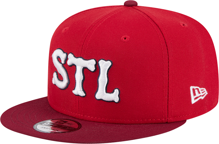 St. Louis Cardinals City Connect “The Lou” 9FIFTY Snapback Hat front view