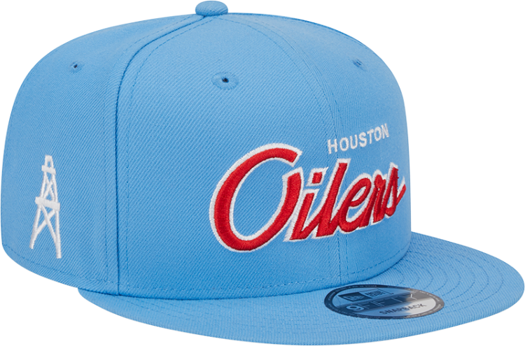 Picture of Houston Oilers Script 9FIFTY Snapback by New Era