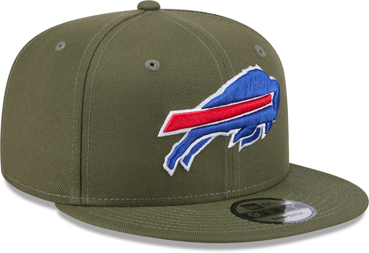 Buffalo Bills Olive 9FIFTY Snapback by New Era front view