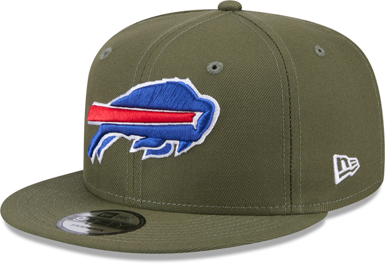 Buffalo Bills Olive 9FIFTY Snapback by New Era side view