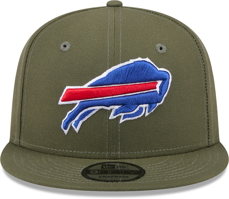 Buffalo Bills Olive 9FIFTY Snapback by New Era back view