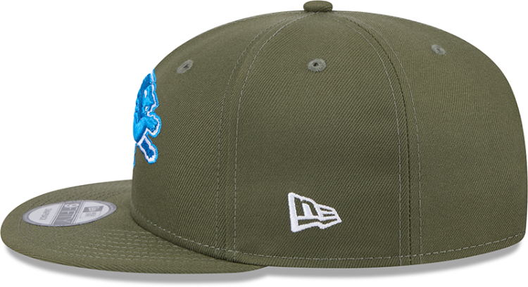 Detroit Lions Olive 9FIFTY Snapback by New Era detail view