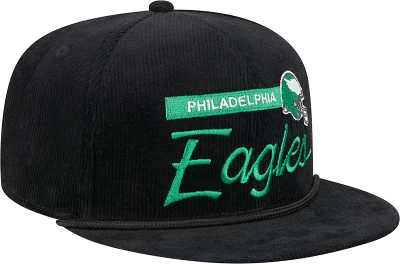 Philadelphia Eagles Corduroy Rope Snapback  by New Era front view