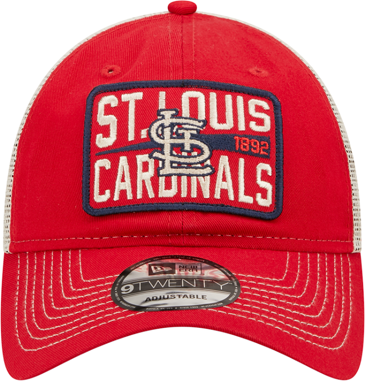 St. Louis Cardinals Devoted Trucker 9TWENTY Adjustable Hat back view