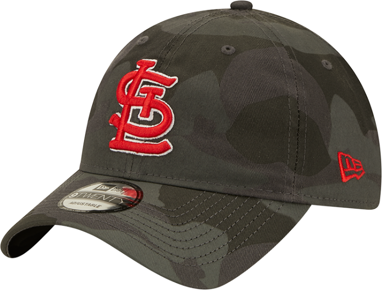 St. Louis Cardinals Camo 9TWENTY Adjustable Hat by New Era front view