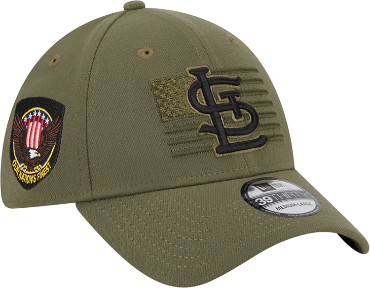 St. Louis Cardinals Armed Forces Day 39THIRTY Hat by New Era side view