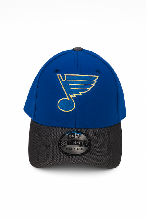 Picture of St. Louis Blues Ballistic 3930 Flex Fit Hat – Official Team Logo Cap by New Era