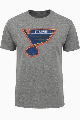 St. Louis Blues Throwback Tee front view