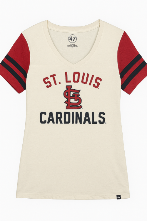 St. Louis Cardinals All City Stripe Tee front view