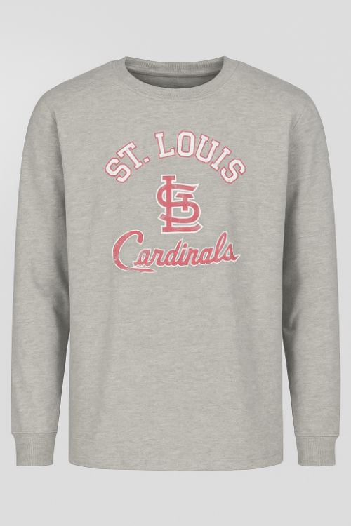 Picture of St. Louis Cardinals Vintage Script Long Sleeve Tee