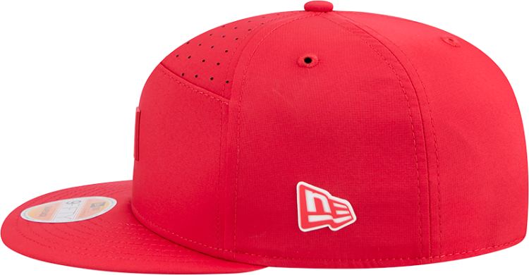 Kansas City Chiefs Sideline Ballistic 9FIFTY Snapback Hat by New Era – Red Edition side view