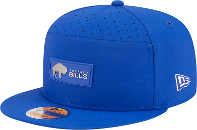 Buffalo Bills Sideline Ballistic 9FIFTY Snapback Hat by New Era – Royal Blue Edition front view